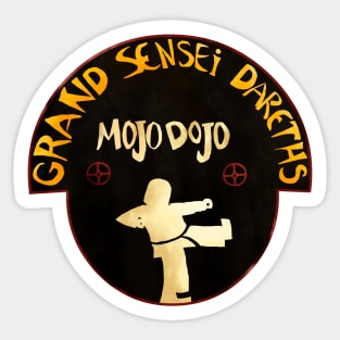 Grand Sensei Dareth's Mojo Dojo BRICK Version Sticker